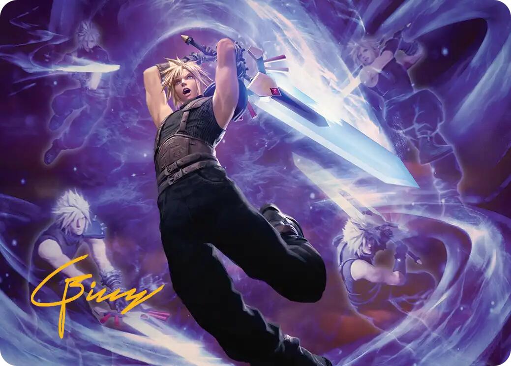 Cloud's Limit Break Art Card (Gold-Stamped Signature) [FINAL FANTASY Art Series] | Local Legends