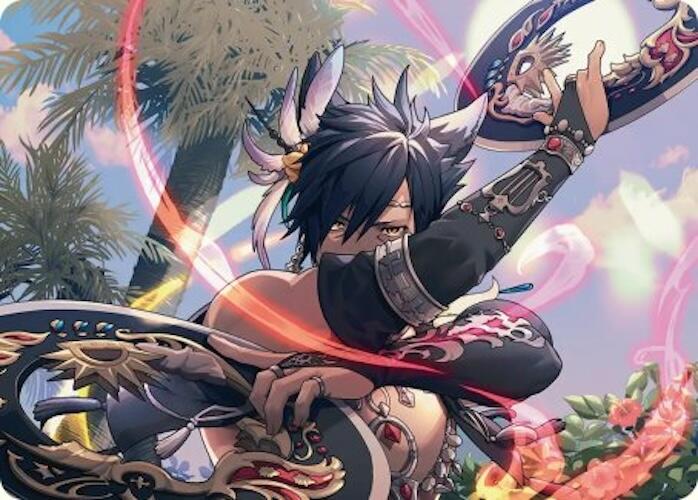 Dancer's Chakrams Art Card [FINAL FANTASY Art Series] | Local Legends