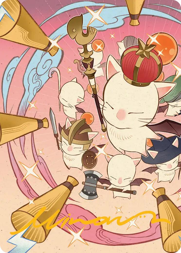 Summon: Good King Mog XII Art Card (Gold-Stamped Signature) [FINAL FANTASY Art Series] | Local Legends