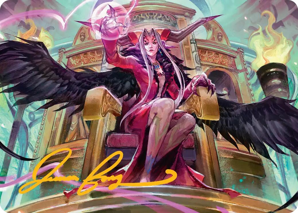 Sorceress's Schemes Art Card (Gold-Stamped Signature) [FINAL FANTASY Art Series] | Local Legends