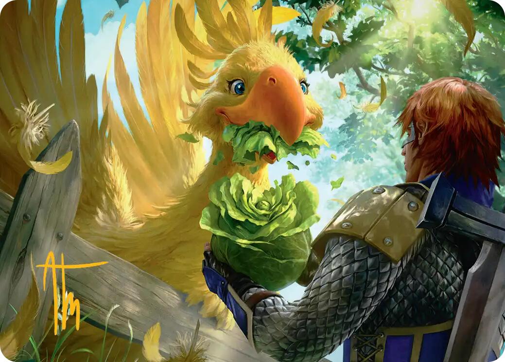 Gysahl Greens Art Card (Gold-Stamped Signature) [FINAL FANTASY Art Series] | Local Legends