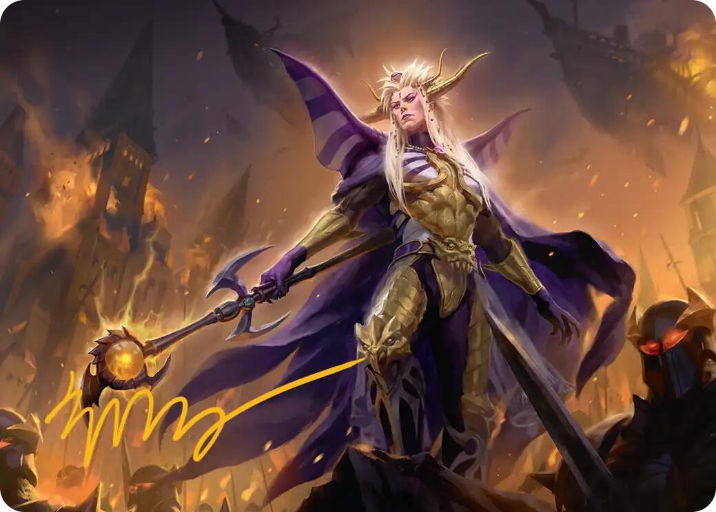 The Emperor of Palamecia Art Card (Gold-Stamped Signature) [FINAL FANTASY Art Series] | Local Legends
