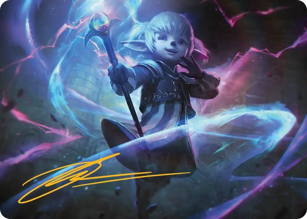 Shantotto, Tactician Magician Art Card (Gold-Stamped Signature) [FINAL FANTASY Art Series] | Local Legends
