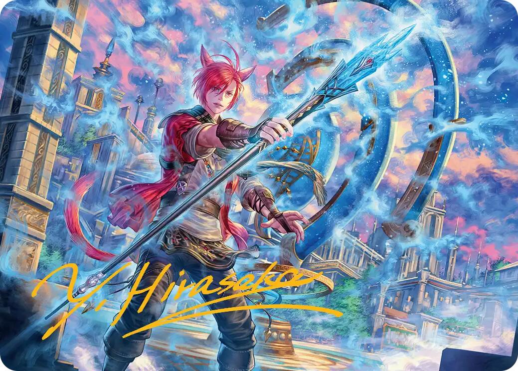 G'raha Tia, Scion Reborn Art Card (19) (Gold-Stamped Signature) [FINAL FANTASY Art Series] | Local Legends