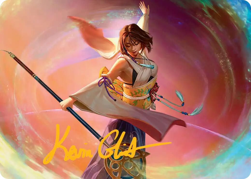 Yuna, Grand Summoner Art Card (Gold-Stamped Signature) [FINAL FANTASY Art Series] | Local Legends