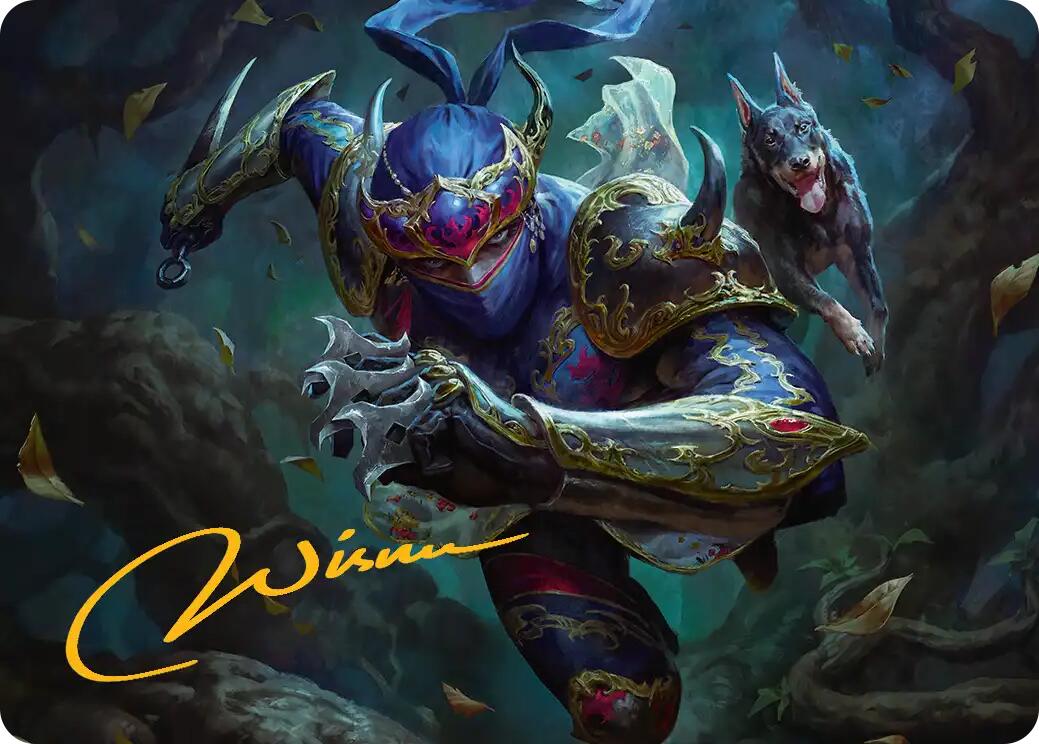 Shadow, Mysterious Assassin Art Card (Gold-Stamped Signature) [FINAL FANTASY Art Series] | Local Legends