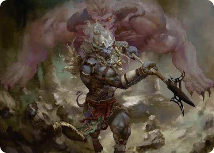 Kimahri, Valiant Guardian Art Card [FINAL FANTASY Art Series] | Local Legends