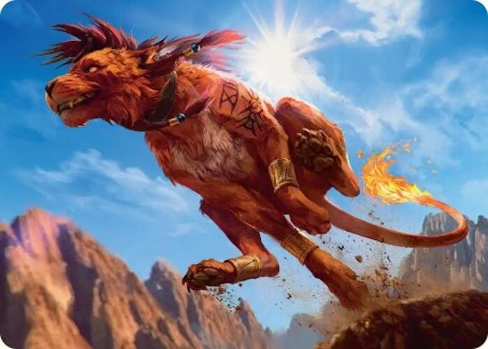 Red XIII, Proud Warrior Art Card [FINAL FANTASY Art Series] | Local Legends