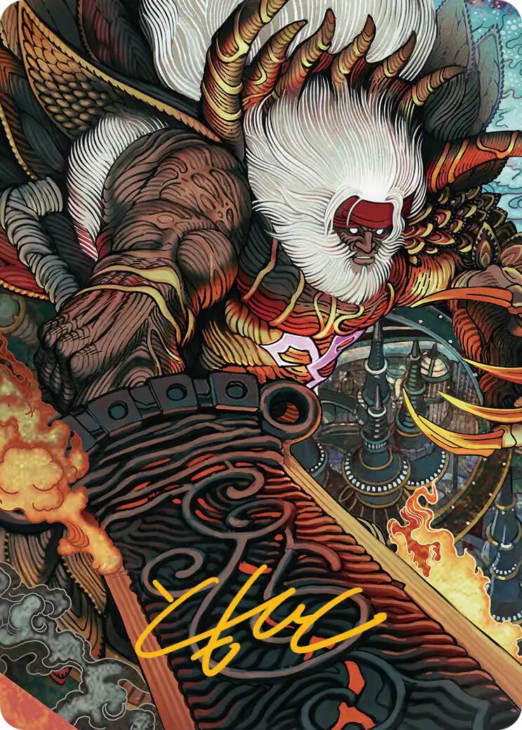 Braska's Final Aeon Art Card (Gold-Stamped Signature) [FINAL FANTASY Art Series] | Local Legends