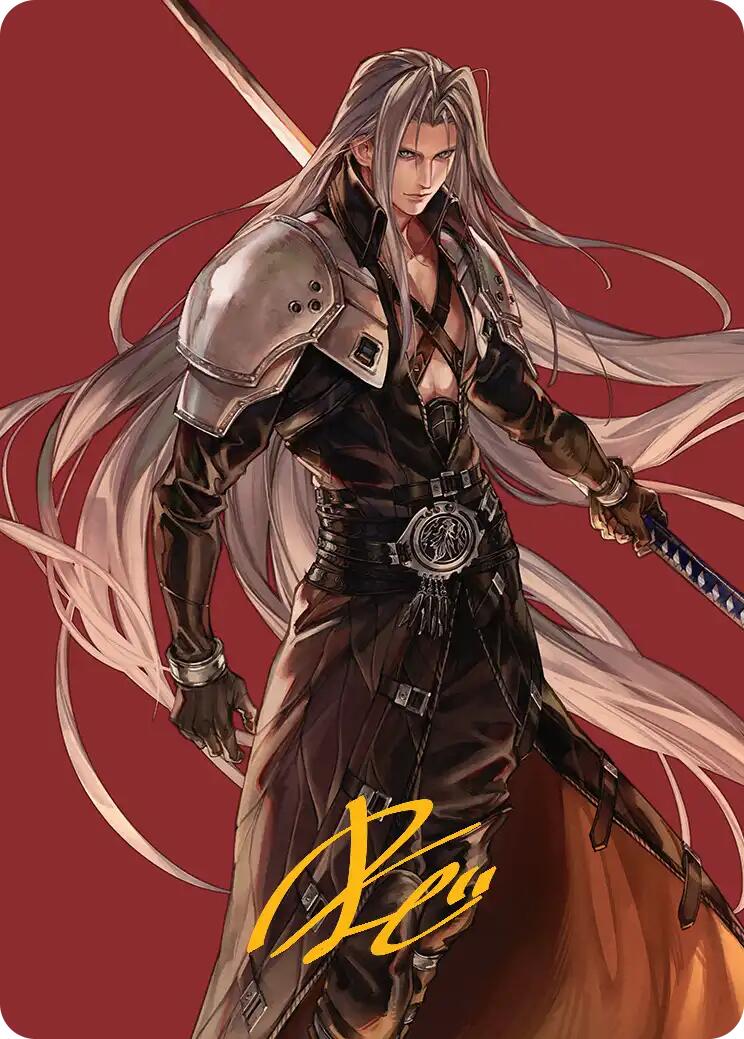 Sephiroth, Fabled SOLDIER Art Card (Gold-Stamped Signature) [FINAL FANTASY Art Series] | Local Legends