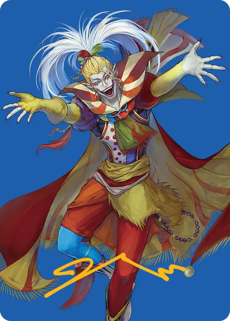 Kefka, Court Mage Art Card (Gold-Stamped Signature) [FINAL FANTASY Art Series] | Local Legends