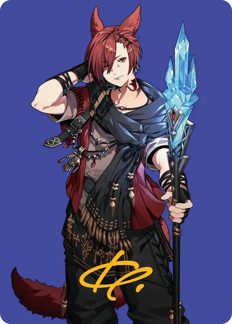 G'raha Tia, Scion Reborn Art Card (51) (Gold-Stamped Signature) [FINAL FANTASY Art Series] | Local Legends