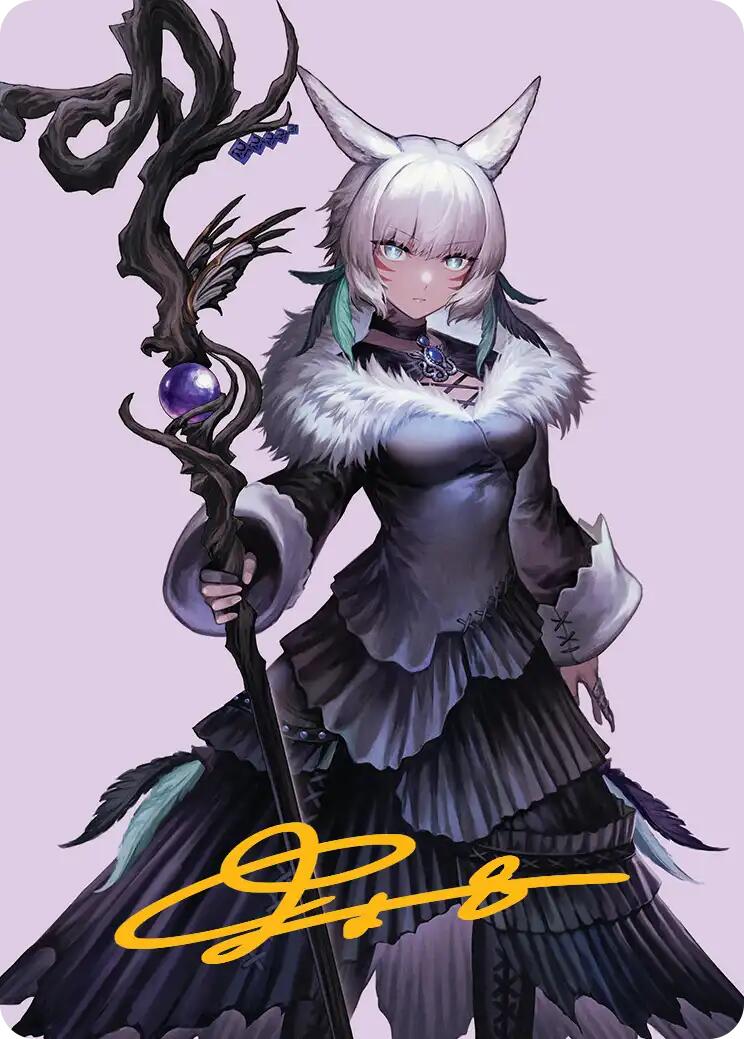 Y'shtola, Night's Blessed Art Card (53) (Gold-Stamped Signature) [FINAL FANTASY Art Series] | Local Legends
