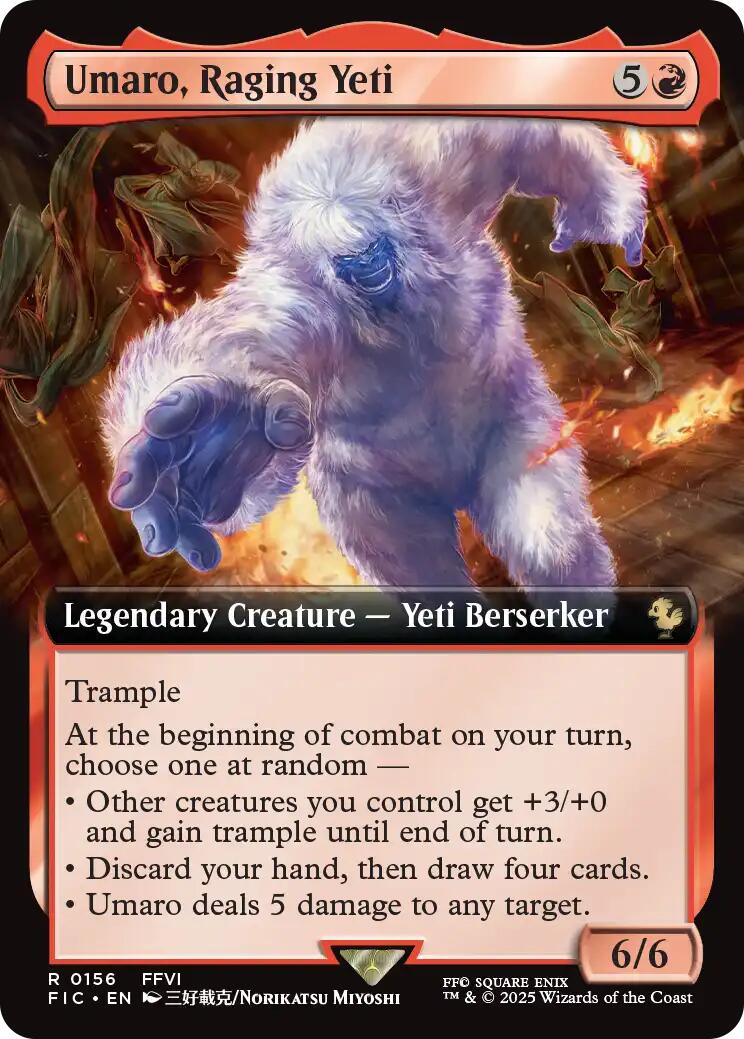 Umaro, Raging Yeti (Extended Art) | Local Legends