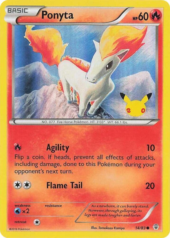 Ponyta (014/083) (UK Exclusive Promo) [Miscellaneous Cards] | Local Legends