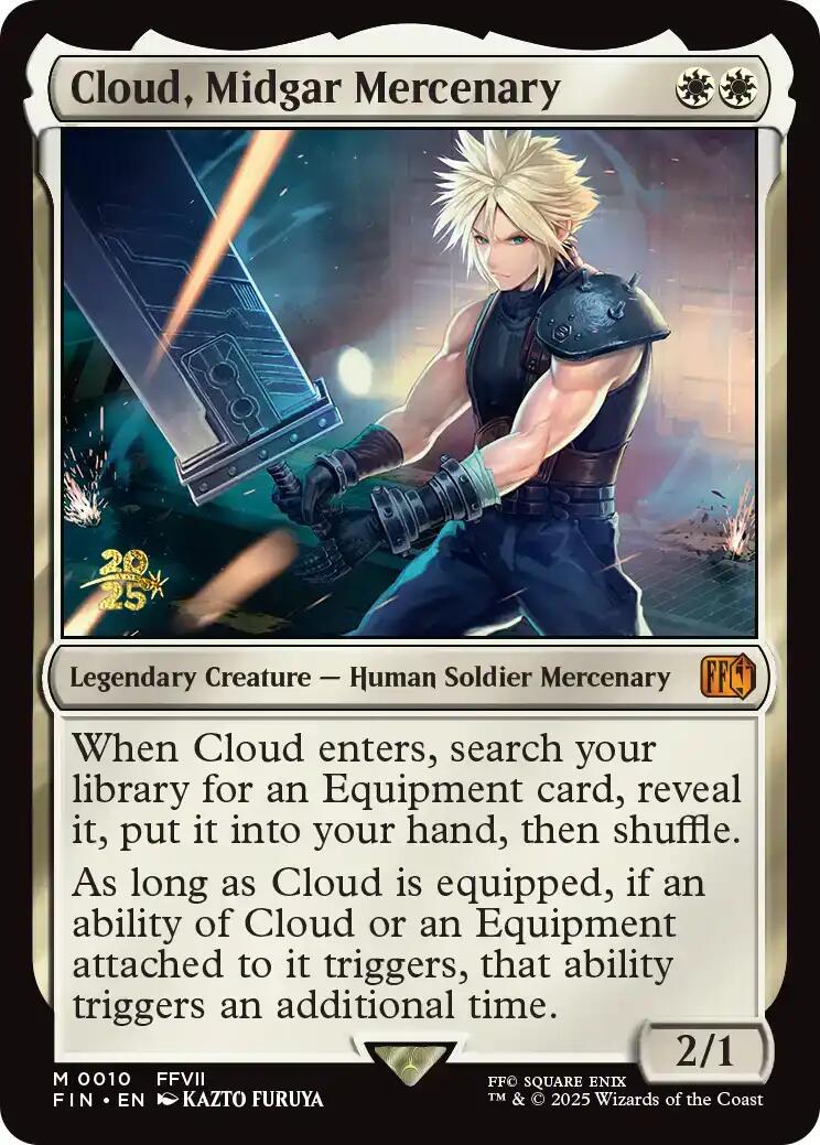 Cloud, Midgar Mercenary [FINAL FANTASY Prerelease Promo] | Local Legends