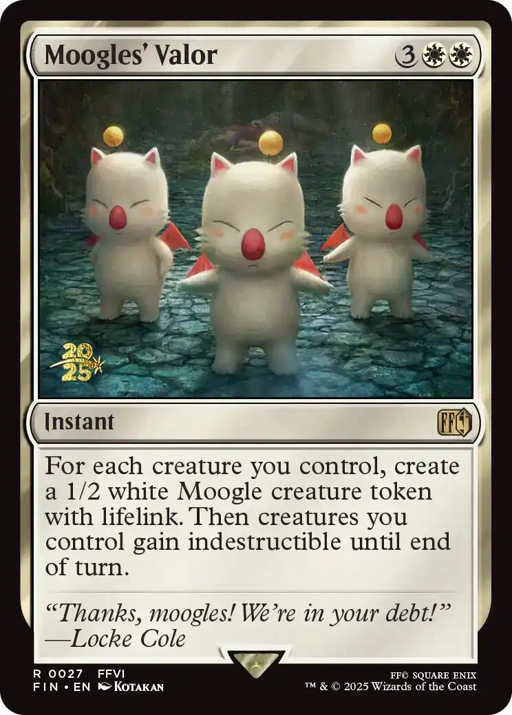 Moogles' Valor [FINAL FANTASY Prerelease Promo] | Local Legends