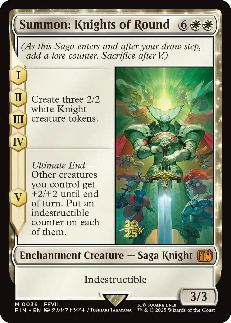 Summon: Knights of Round [FINAL FANTASY Prerelease Promo] | Local Legends