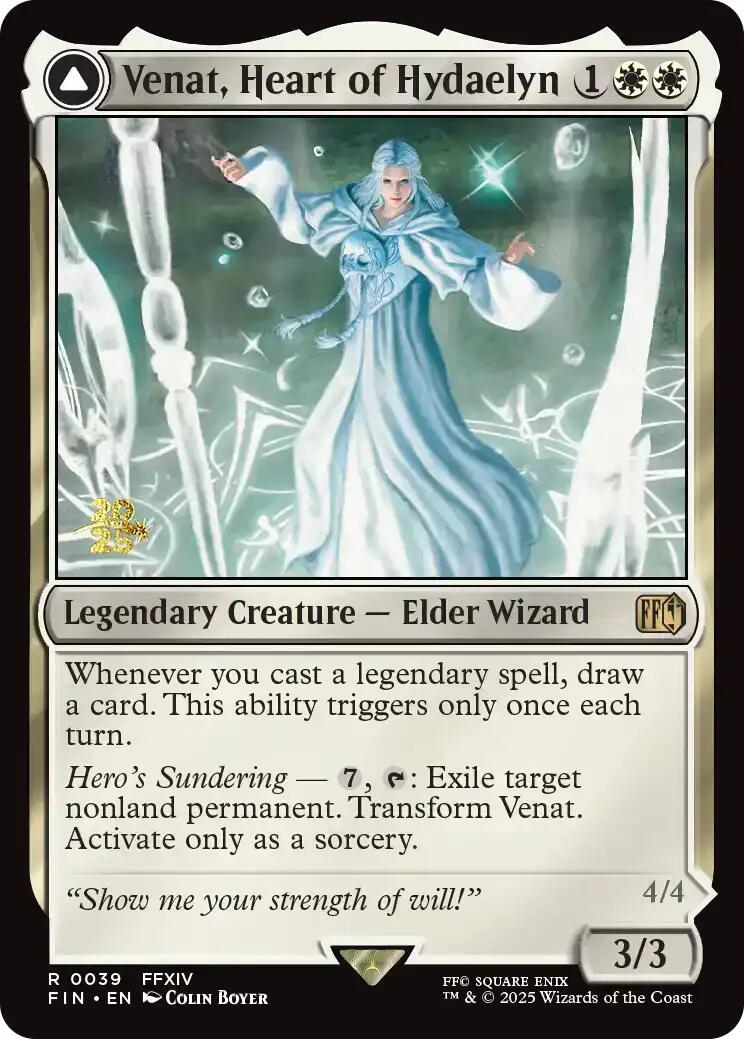 Venat, Heart of Hydaelyn // Hydaelyn, the Mothercrystal [FINAL FANTASY Prerelease Promo] | Local Legends