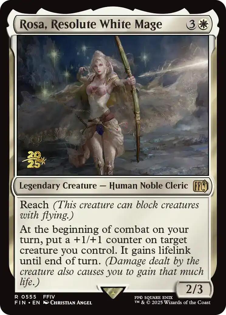 Rosa, Resolute White Mage [FINAL FANTASY Prerelease Promo] | Local Legends