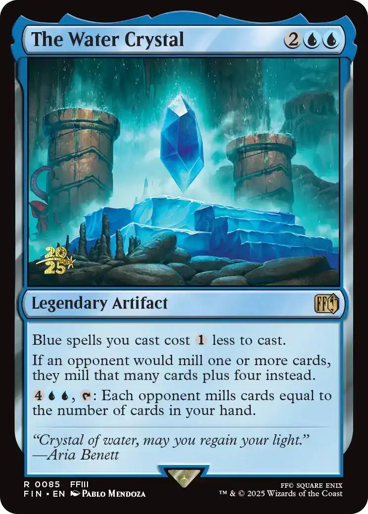 The Water Crystal [FINAL FANTASY Prerelease Promo] | Local Legends
