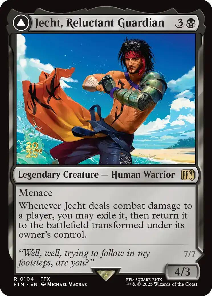 Jecht, Reluctant Guardian // Braska's Final Aeon [FINAL FANTASY Prerelease Promo] | Local Legends