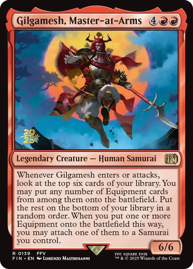 Gilgamesh, Master-at-Arms [FINAL FANTASY Prerelease Promo] | Local Legends