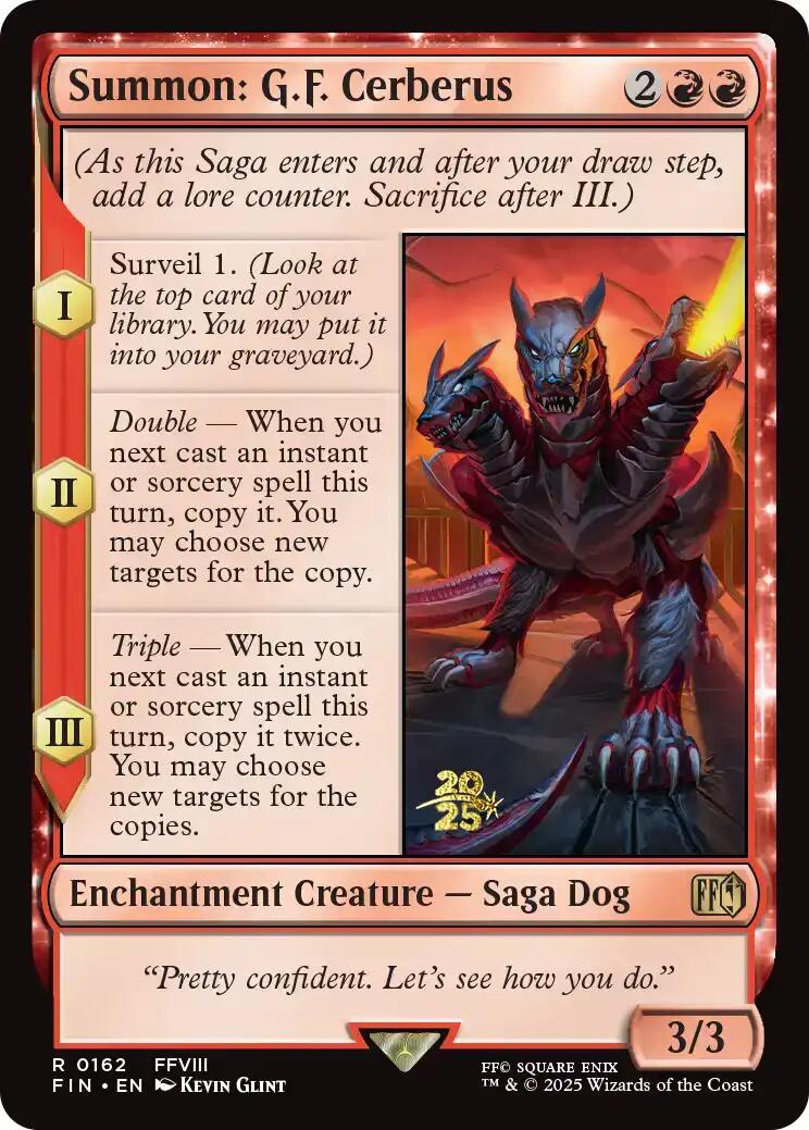 Summon: G.F. Cerberus [FINAL FANTASY Prerelease Promo] | Local Legends