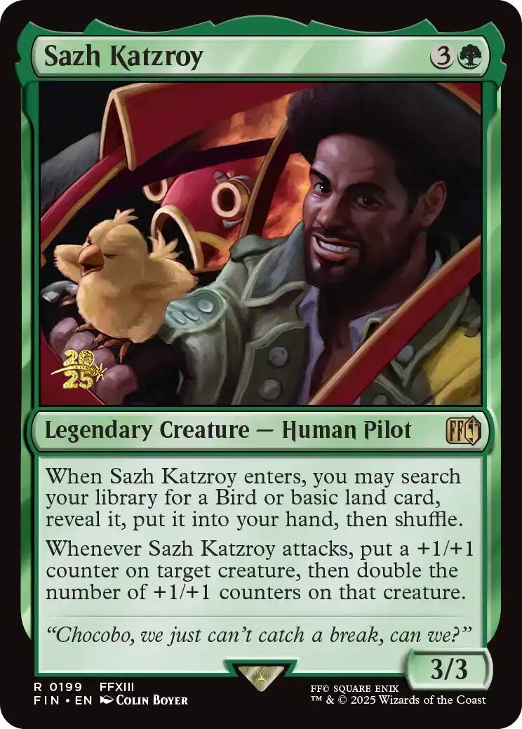 Sazh Katzroy [FINAL FANTASY Prerelease Promo] | Local Legends
