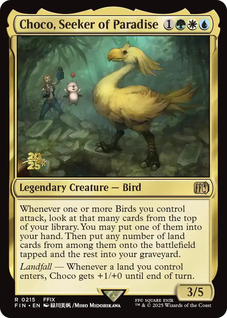 Choco, Seeker of Paradise [FINAL FANTASY Prerelease Promo] | Local Legends