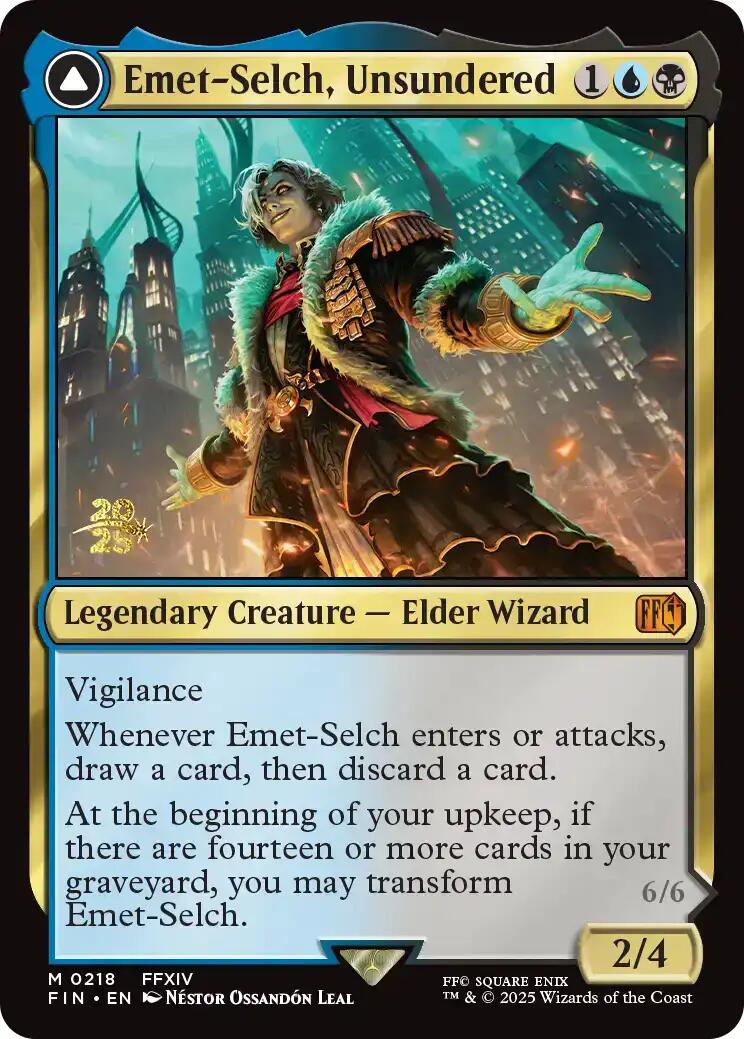 Emet-Selch, Unsundered // Hades, Sorcerer of Eld [FINAL FANTASY Prerelease Promo] | Local Legends