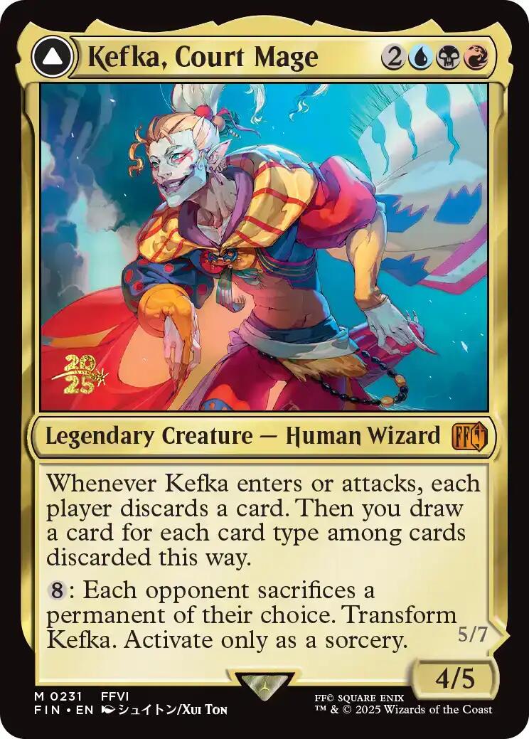 Kefka, Court Mage // Kefka, Ruler of Ruin [FINAL FANTASY Prerelease Promo] | Local Legends