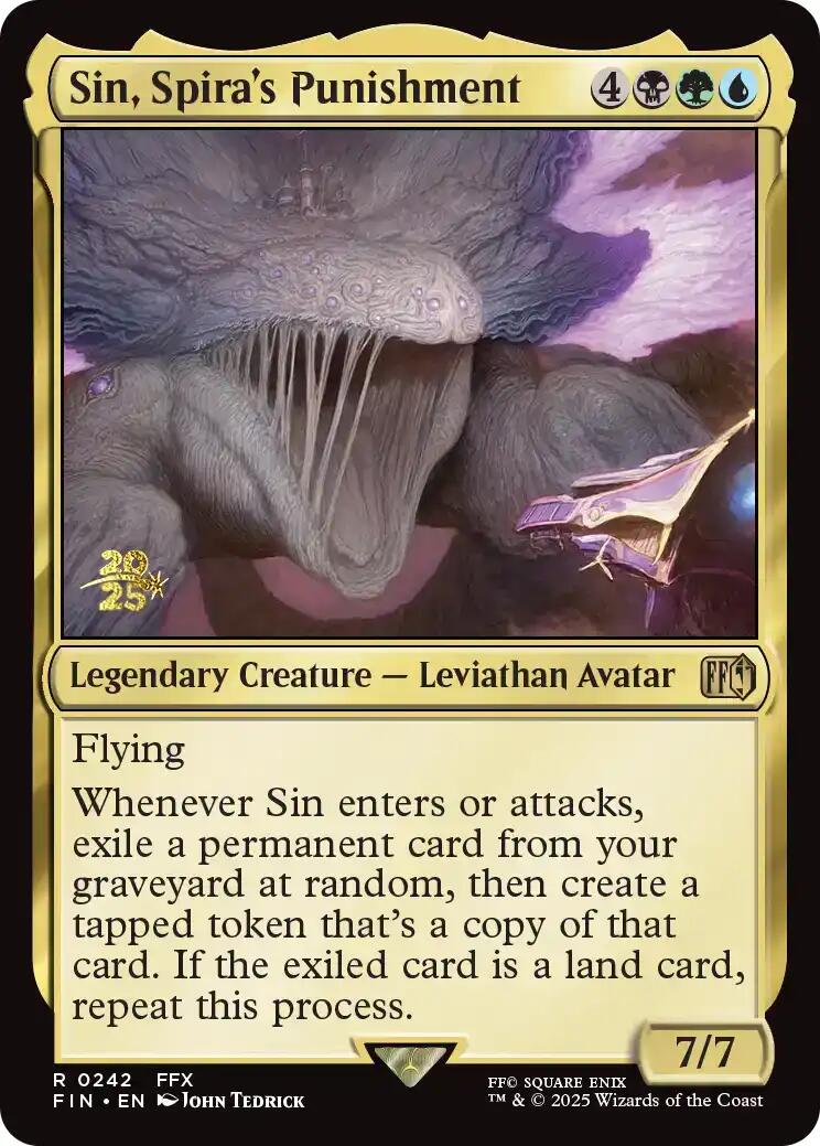 Sin, Spira's Punishment [FINAL FANTASY Prerelease Promo] | Local Legends
