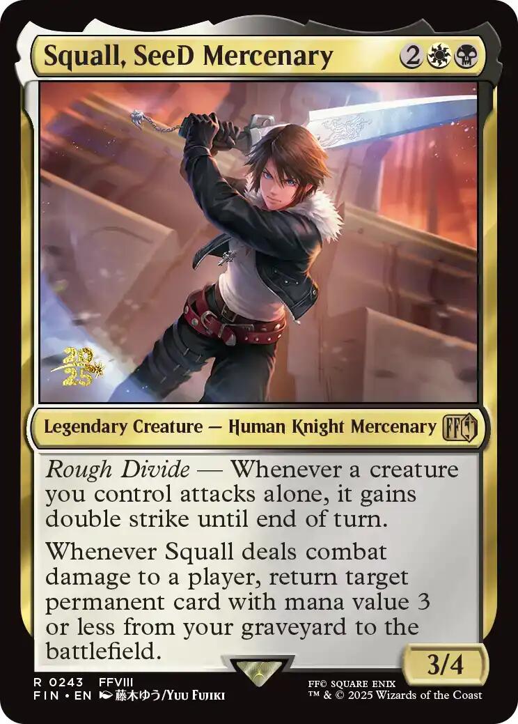 Squall, SeeD Mercenary [FINAL FANTASY Prerelease Promo] | Local Legends