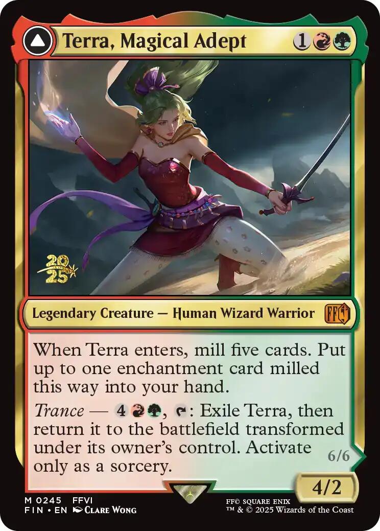 Terra, Magical Adept // Esper Terra [FINAL FANTASY Prerelease Promo] | Local Legends