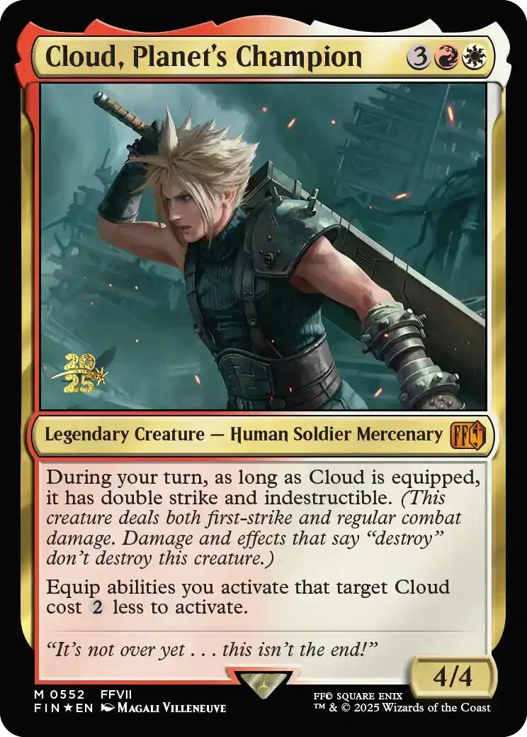 Cloud, Planet's Champion [FINAL FANTASY Prerelease Promo] | Local Legends