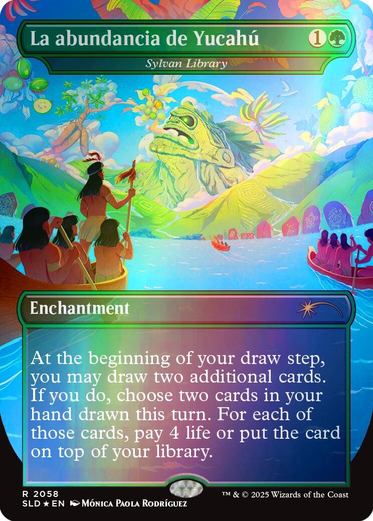 La abundancia de Yucahu - Sylvan Library (Rainbow Foil) [Secret Lair Drop Series] | Local Legends