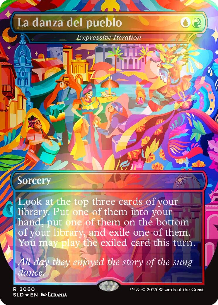 La danza del pueblo - Expressive Iteration (Rainbow Foil) [Secret Lair Drop Series] | Local Legends