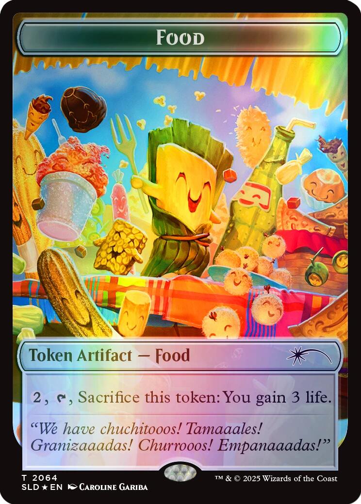 Food Token (2064) (Rainbow Foil) [Secret Lair Drop Series] | Local Legends