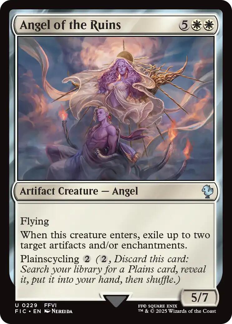 Angel of the Ruins (Surge Foil) [FINAL FANTASY Commander] | Local Legends
