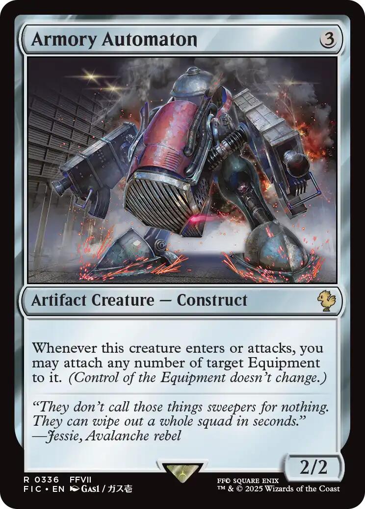 Armory Automaton (Surge Foil) [FINAL FANTASY Commander] | Local Legends