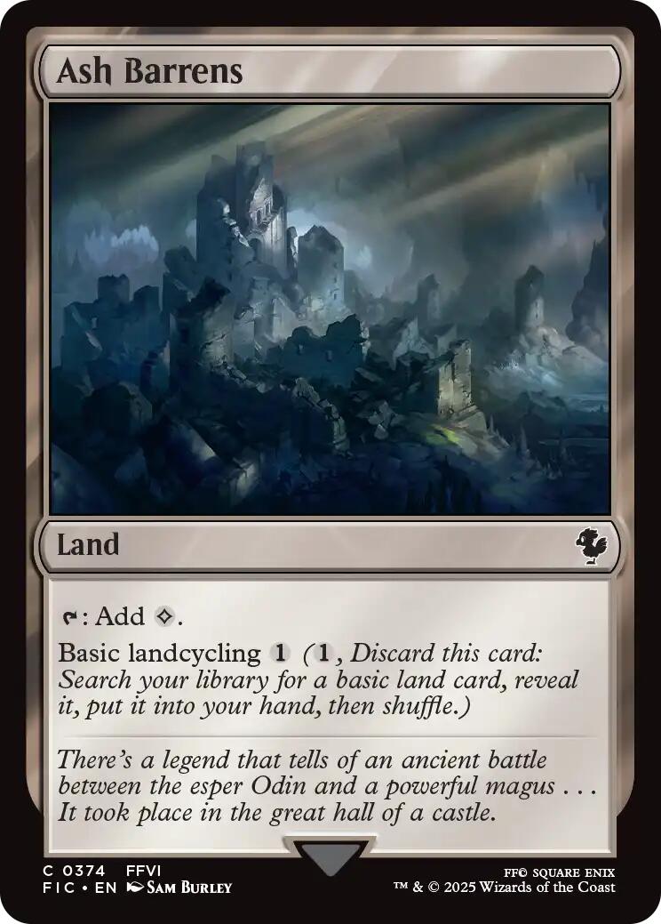 Ash Barrens (Surge Foil) [FINAL FANTASY Commander] | Local Legends