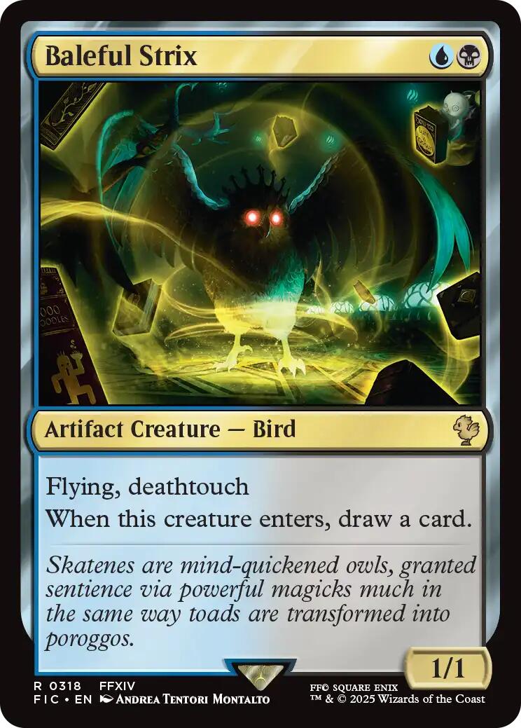 Baleful Strix (Surge Foil) [FINAL FANTASY Commander] | Local Legends