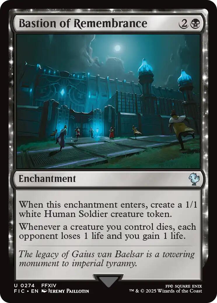 Bastion of Remembrance (Surge Foil) [FINAL FANTASY Commander] | Local Legends