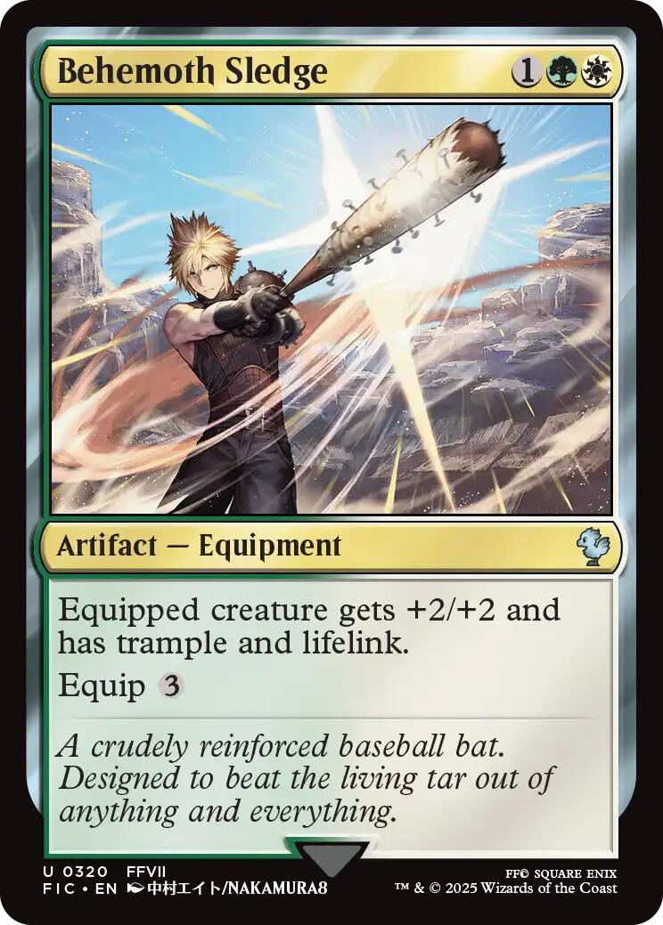 Behemoth Sledge (Surge Foil) [FINAL FANTASY Commander] | Local Legends
