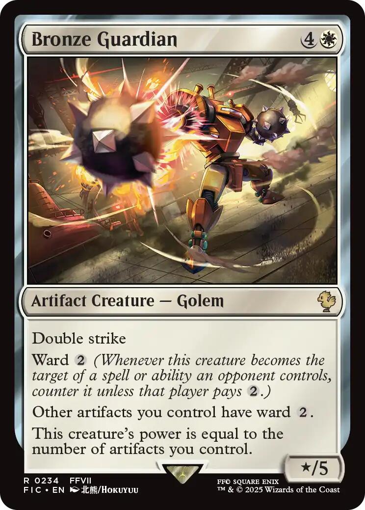 Bronze Guardian (Surge Foil) [FINAL FANTASY Commander] | Local Legends