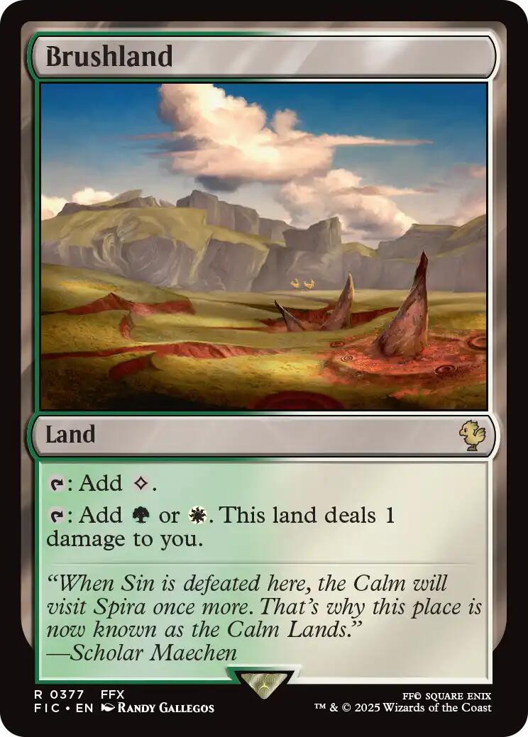 Brushland (Surge Foil) [FINAL FANTASY Commander] | Local Legends