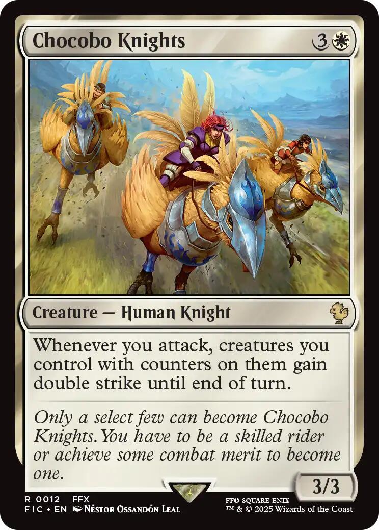 Chocobo Knights (Surge Foil) [FINAL FANTASY Commander] | Local Legends