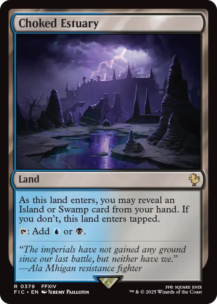 Choked Estuary (Surge Foil) [FINAL FANTASY Commander] | Local Legends