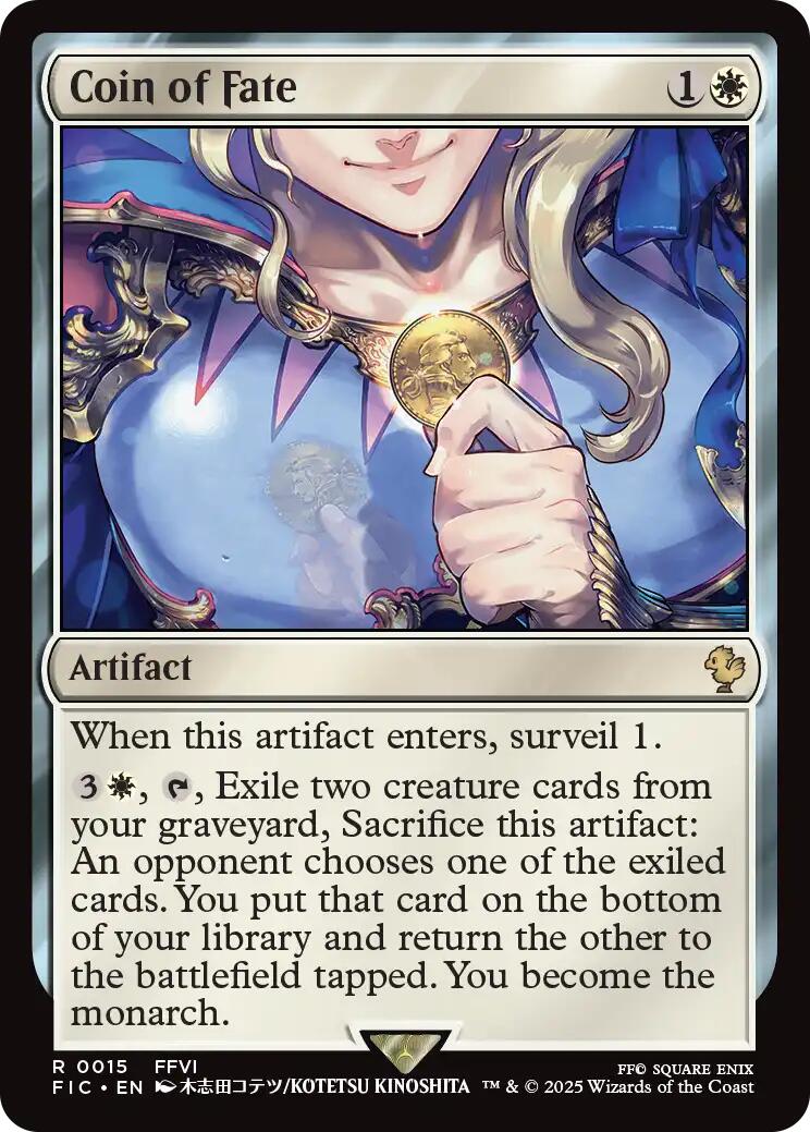 Coin of Fate (Surge Foil) [FINAL FANTASY Commander] | Local Legends